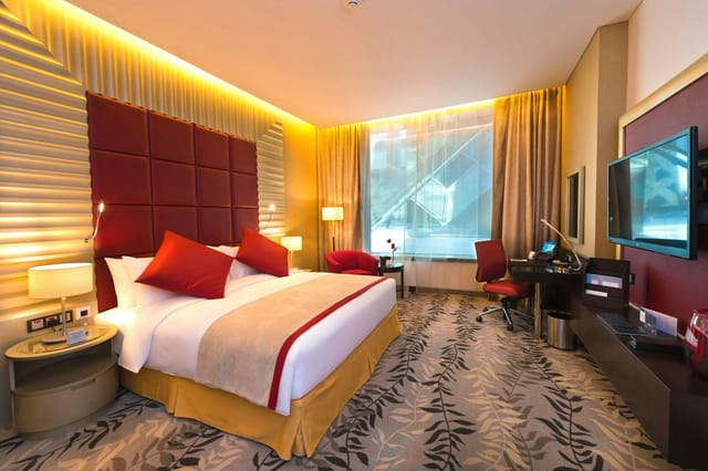 Luxury Cordova hotel room at Crowne Plaza Riyadh for corporate business events and conferences.