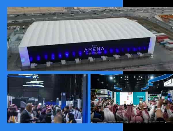 GEMTECH Forum trade show in a large-scale temporary structure for professional event activations.