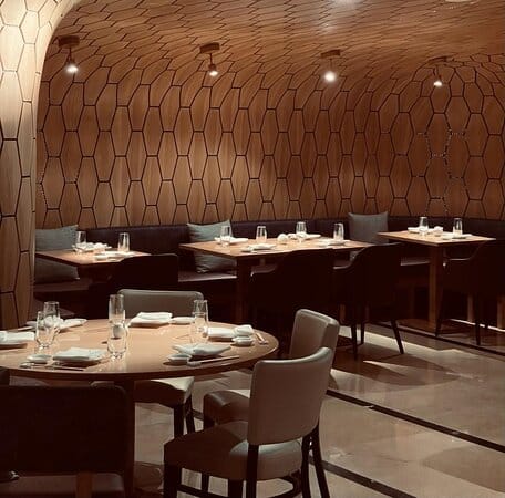 Modern Nobu Hotel Riyadh restaurant dining area for luxury corporate dinners and networking.
