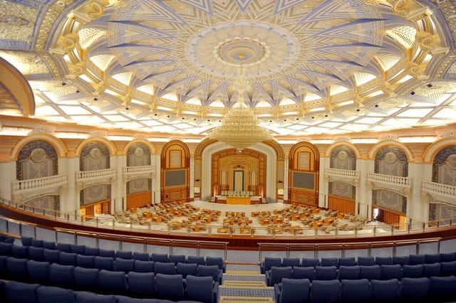 Grand auditorium at The Ritz-Carlton Jeddah for prestige summits and corporate events.