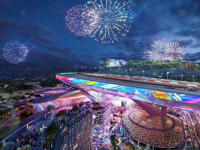 Speed Park Track Qiddiya: LED-lit racing circuit for high-stakes motorsport and corporate events.