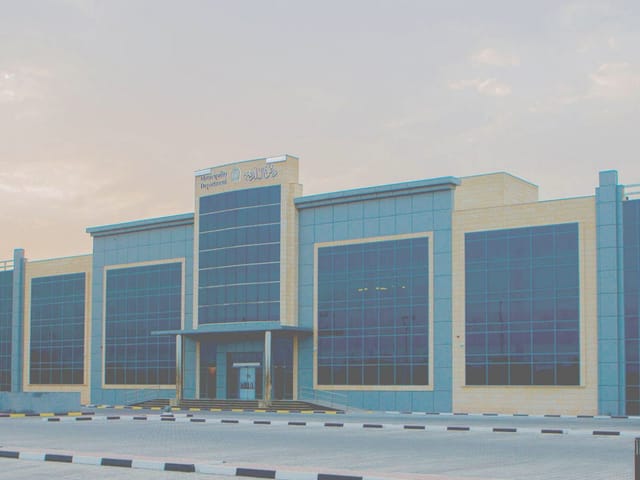 RAK Expo Exhibition Hall exterior, modern corporate venue for trade shows and exhibitions.