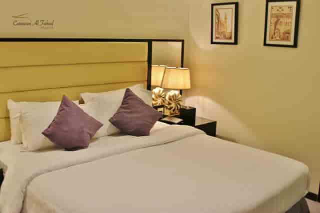 Standard hotel room at Carawan AlFahad for corporate travel and business conferences.