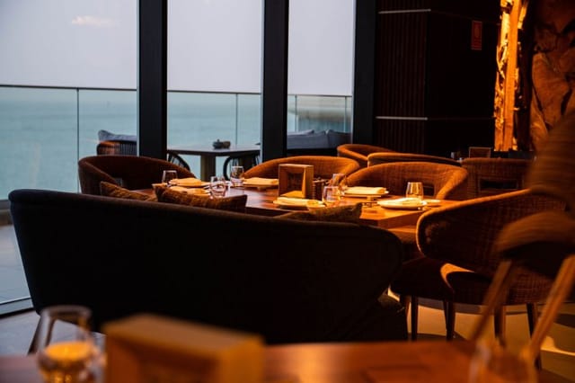 Nozomi Black Cod dinner: premium waterfront corporate event setting for intimate board retreats.