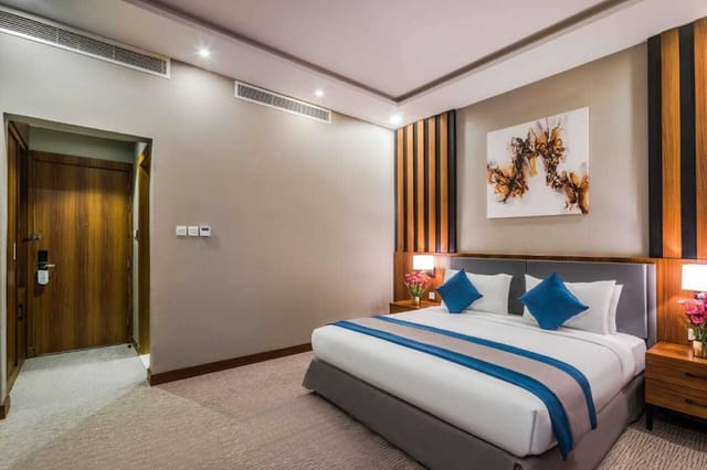 Modern luxury conference room at Myrtle Hotel for corporate events and business meetings.