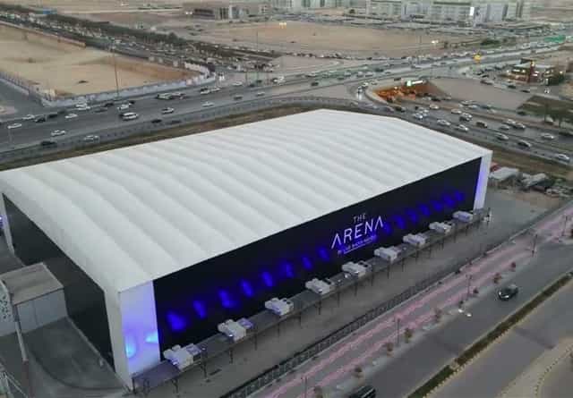 Main Exhibition Hall arena: versatile venue for large-scale trade shows and event productions.