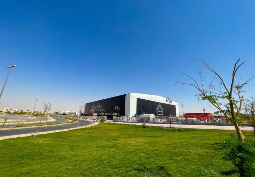 Modern Main Exhibition Hall with expansive grounds for large-scale trade shows and festivals.