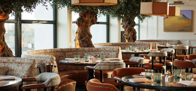 The O’Dwyer Event Suite at The Leinster: premium booth seating for executive dinners and networking.