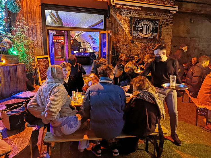 A great beer garden: Off The Cuff in ...
