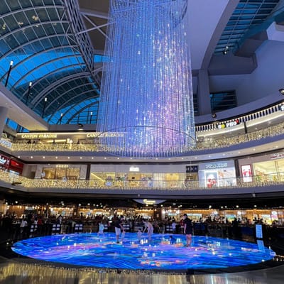 Digital Light Canvas event venue with statement lighting for luxury galas and brand activations.