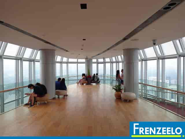 ION Sky observation deck event venue with panoramic views for cocktail networking receptions.