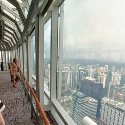 ION Sky observation deck with panoramic views, ideal for VIP networking and corporate events.