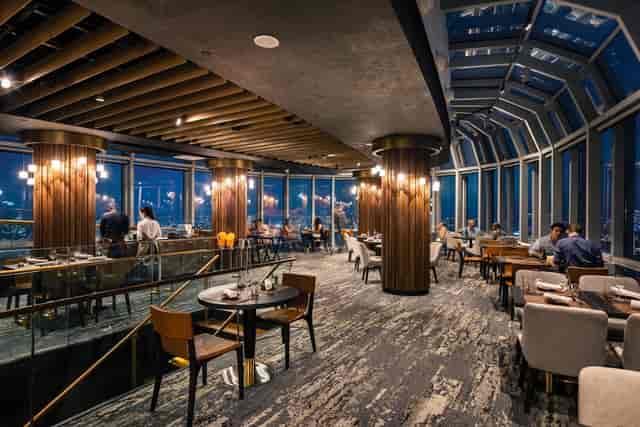 1-Atico Lounge ION Sky panoramic event space for corporate cocktail receptions and luxury galas.