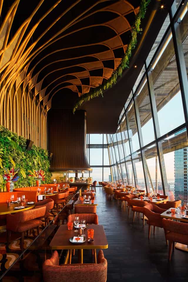 SUSHISAMBA Singapore biophilic venue for upscale cocktail receptions and VIP dinners.