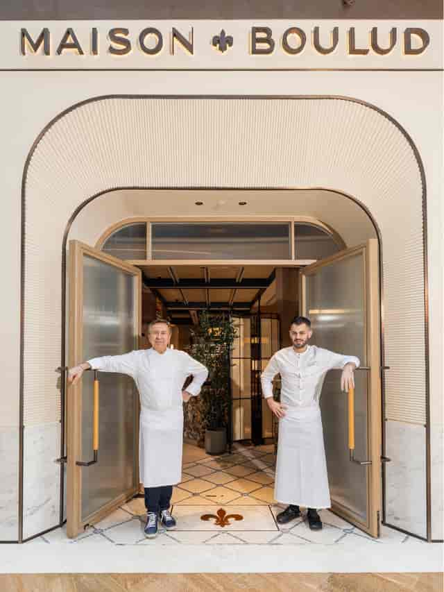 Maison Boulud sophisticated restaurant interior for corporate buyout and VIP gala dinner events.