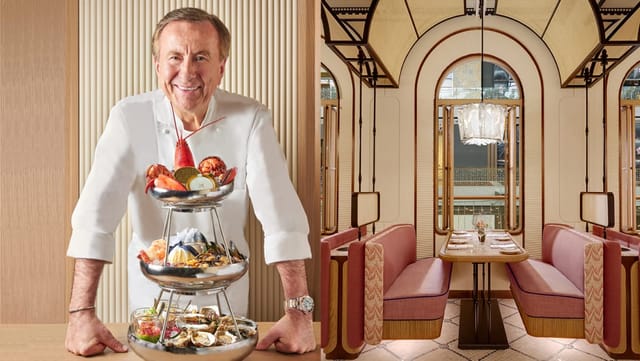 Maison Boulud luxury banquet room, celebrity chef seafood dining for incentive events.
