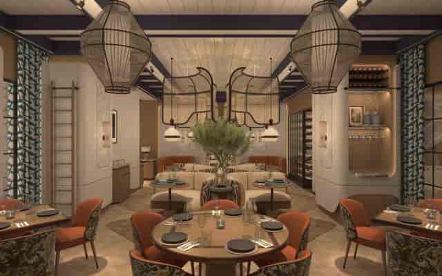 Award-winning restaurant Maison Boulud ...