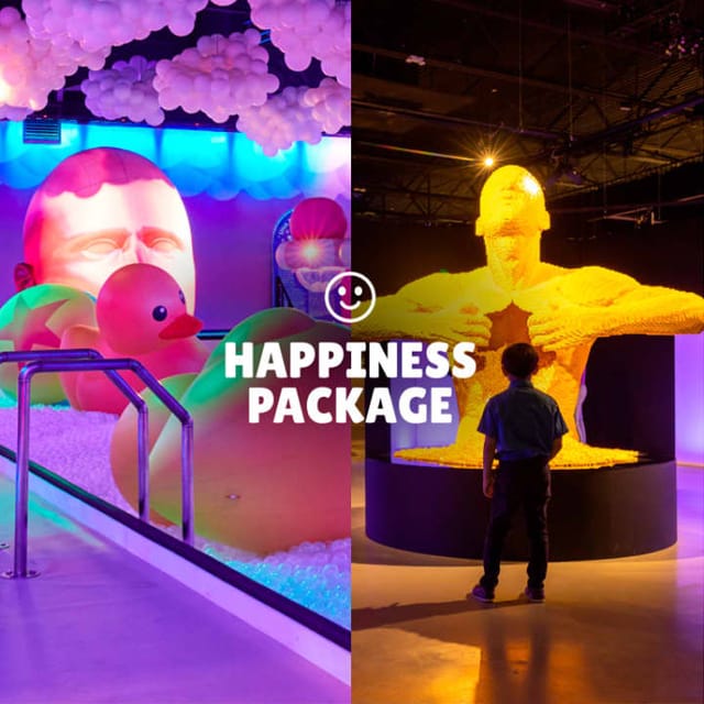 Experiential brand activation with interactive art installation at Singapore Expo Hall 8 event.