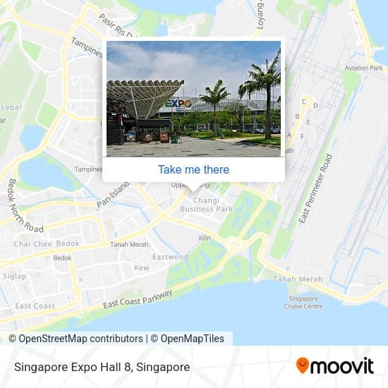 Singapore EXPO Hall 8B, large-scale venue for global trade shows and conventions.