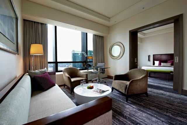 Executive boardroom hotel suite at Whiteboard Carlton City for VIP corporate events.