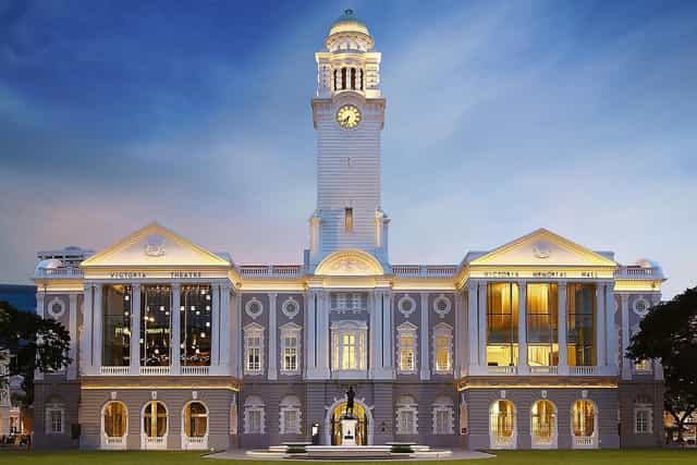 Victoria Concert Hall: heritage venue interior for corporate events and gala ceremonies.
