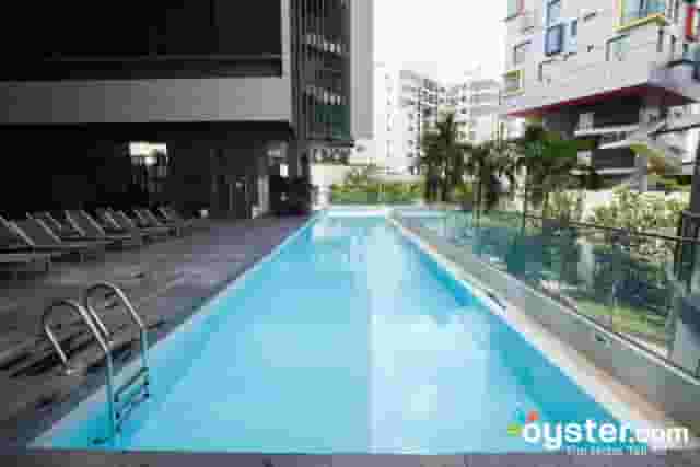 Rooftop pool