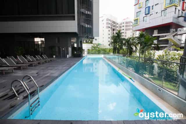 Rooftop pool