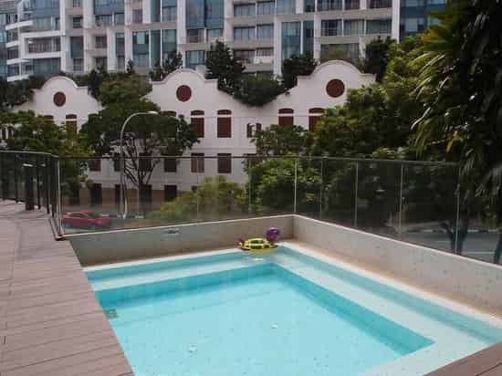 Rooftop pool