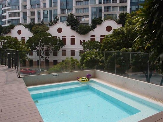 Rooftop pool