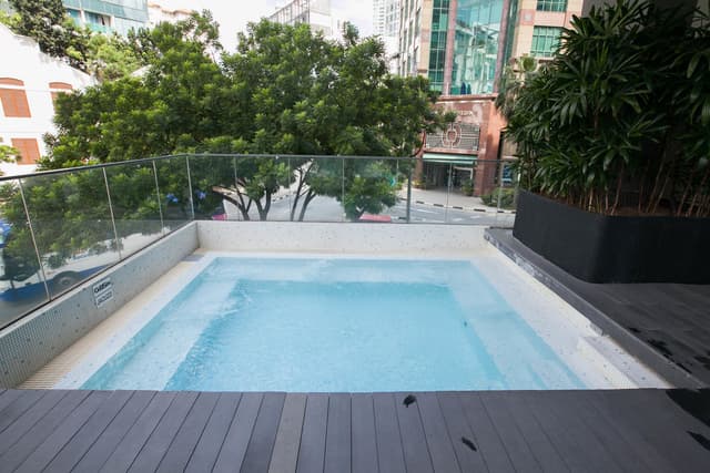 Rooftop pool