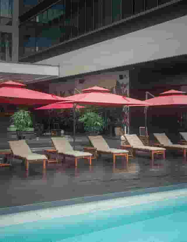 Rooftop pool