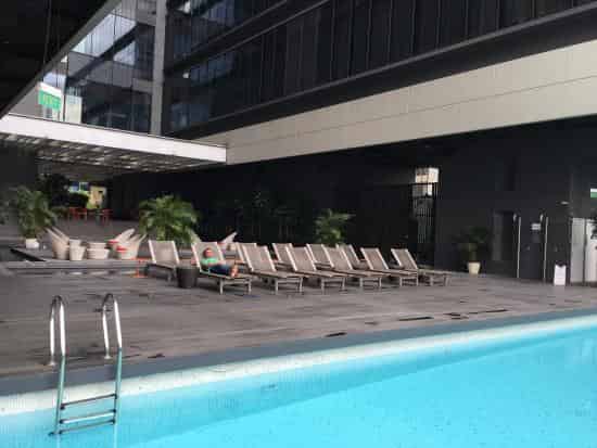Rooftop pool