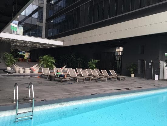 Rooftop pool