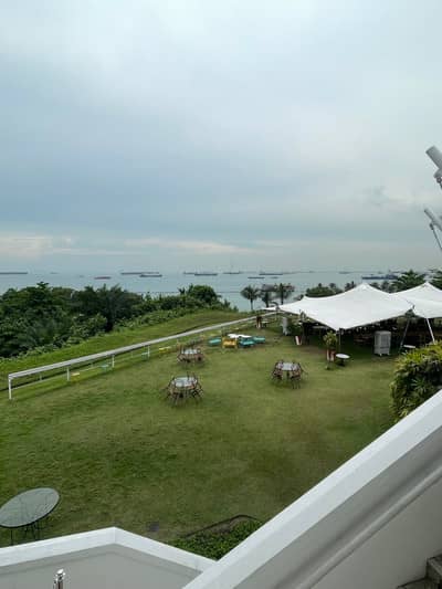 The Lawn in Panamericana: Scenic coastal outdoor event venue with marquee coverage.