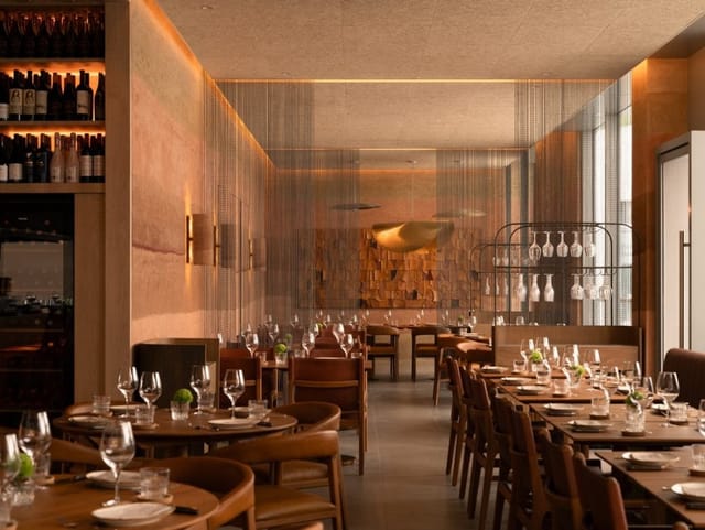 Private Dining Room in Bedrock: elegant setup for high-end corporate dinners and VIP receptions.