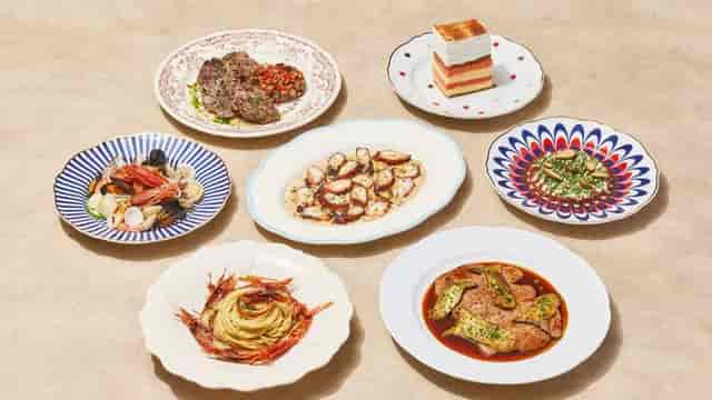High-end tasting menu at Sospiri, featuring artisanal plating for upscale corporate gala events.
