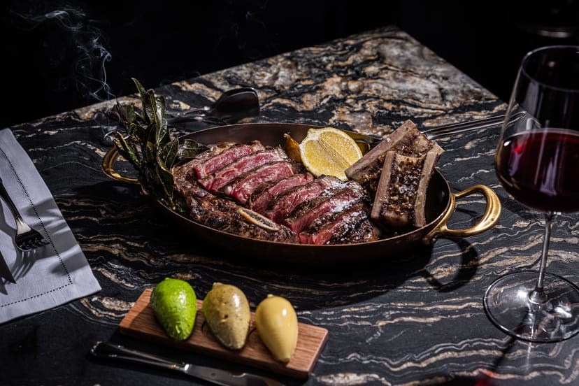 Elegant steak dish at Restaurant in Cygnet for VIP hospitality and executive dining.