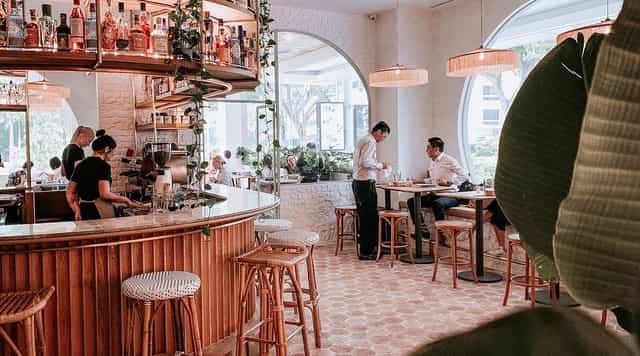 Intimate Merci Marcel Orchard venue for high-end corporate brunch and client mixer events.