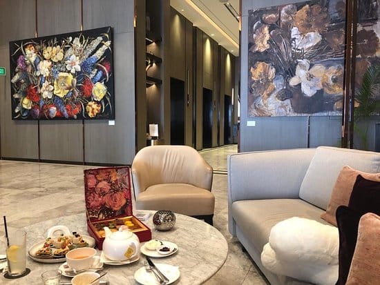 Sophisticated 1864 tea lounge for VIP networking and executive hospitality events.