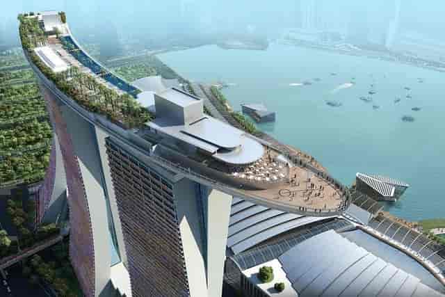 Sands SkyPark observation deck for VIP corporate events and executive dinners.
