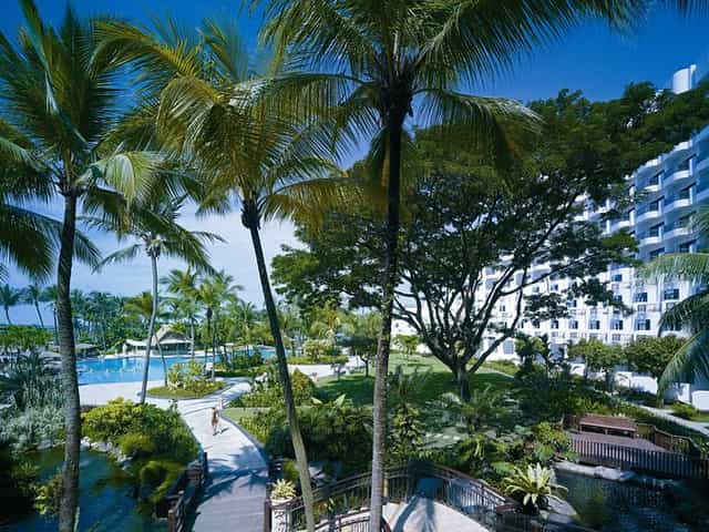 Shangri-La Rasa Sentosa resort with lush gardens for corporate retreats and incentive travel.