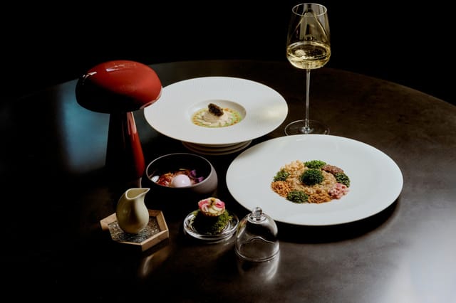 Chef-curated tasting menu at Quenino by Victor Liong for VIP gala and corporate dinner.