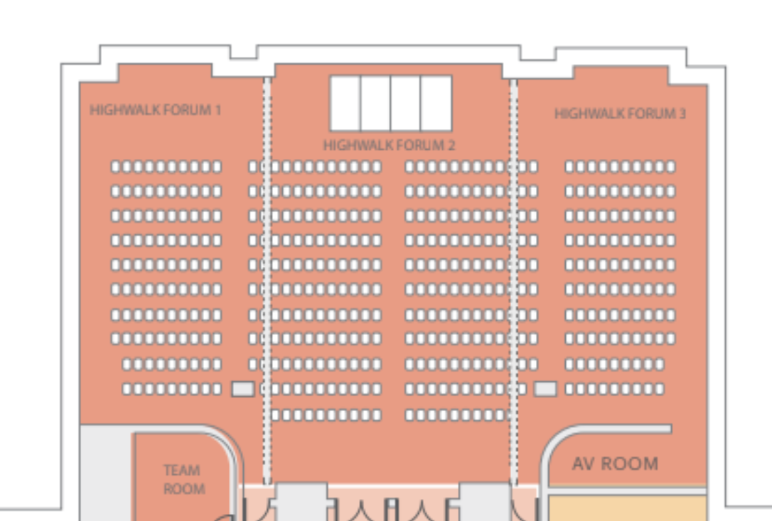 HighWalk Forum at Convene 200 Aldersgate, ideal for conferences and events. - Banner