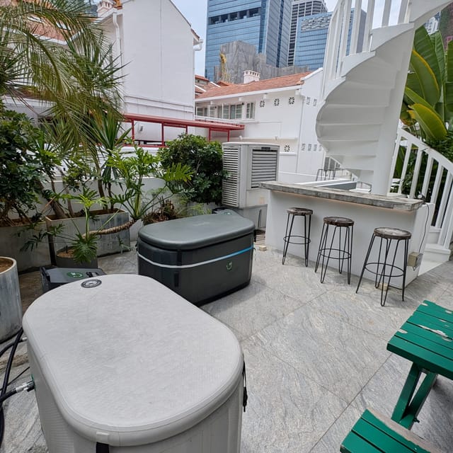 Garden Terrace rooftop event space: styled venue for corporate functions and social gatherings.