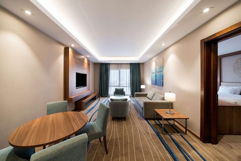 Executive meeting room at Radisson Blu Jeddah Al Hamra for VIP events and business strategy sessions.