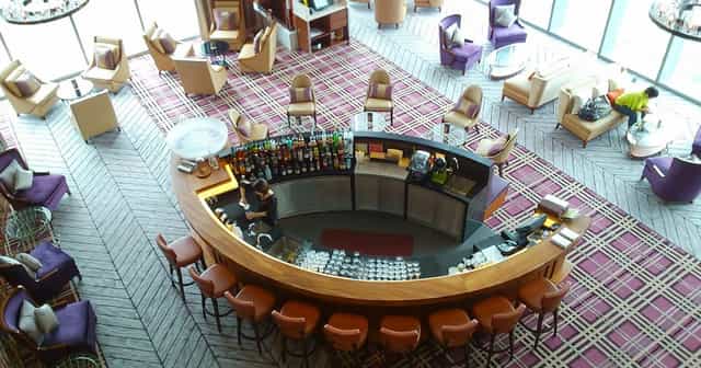 Stylish Lobby Lounge bar at The Westin Singapore, perfect for networking events.