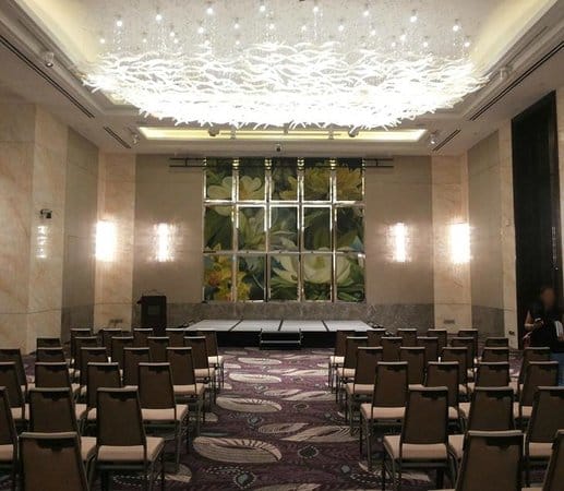 Elegant ballroom at The Westin Singapore, perfect for seminars and presentations.