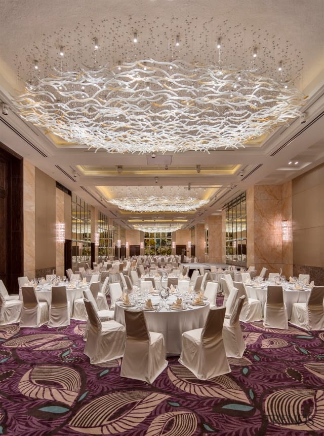 Elegant ballroom at The Westin Singapore, perfect for upscale weddings and corporate events.