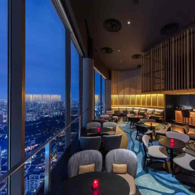 Sophisticated event space with city views at Swissotel The Stamford, ideal for upscale gatherings.