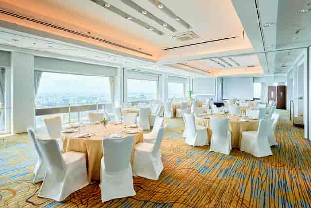Stamford Ballroom at Swissotel, elegant event space for corporate meetings and banquets.